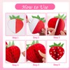 Homarkable Strawberry Birthday Decorations, Strawberry First Birthday Décor, Red Pink