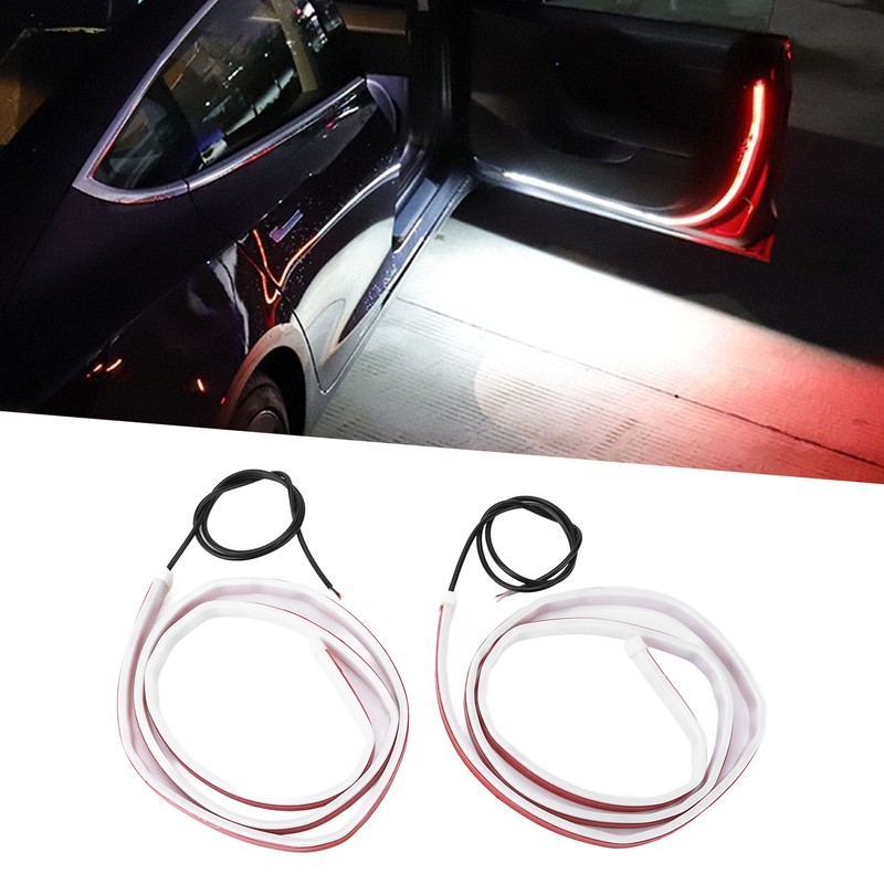 Car Door Light Strip Open Warning Slim Anti Rear End