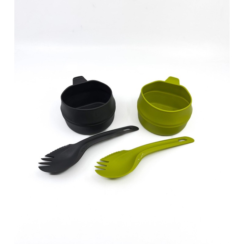 Wildo Camp-A-Box Duo Light 6629 Unisex Crockery Set, Lemon, One