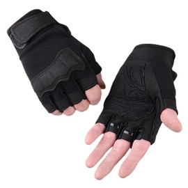 Ccomage Kids Half Finger Cycling Gloves MTB Cycling Gloves Road Bike Glove Breathable Anti Slip Workout Glove for Roller Skating Mitten Fingerless Riding Mitten for Boys Girls Age 8-16 Outdoor Sports