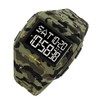 Digital Sports Watch Dual Time Display Night Light Adjustable TPR