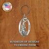 Handcrafted Saltwater Fish and Sharks Keychain Pendant on Ring -