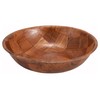 Winco WWB-10 Wooden Woven Salad Bowl, 10-Inch, Brown