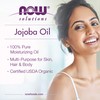 NOW NOW Solutions, Jojoba Oil, 100% Pure Moisturizing, Multi-Purpose Oil