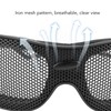 Windproof Goggles Breathable Impact Resistance Iron Mesh Pattern Protective Glasses
