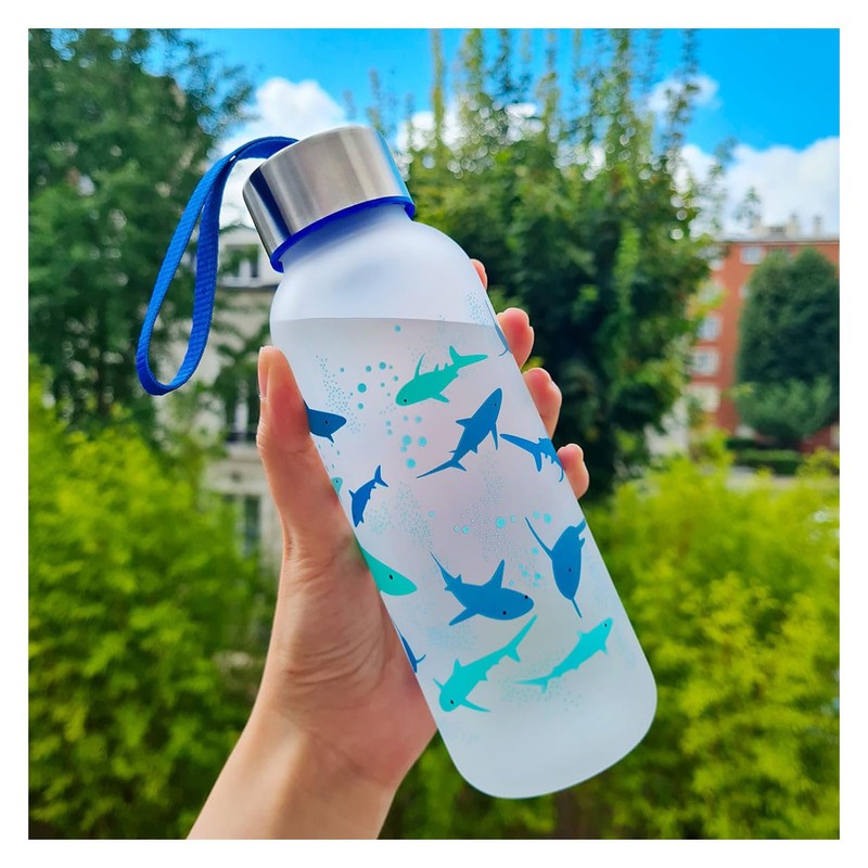 Pylones, Happyglou Small Shark Water Bottle 420 ml