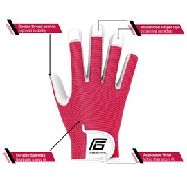 Guarded Fists Gardening Gloves for Women, Thorn Proof Garden Gloves, Leather Gardening Gloves for Men Heavy Duty Gloves for Ladies Men, For Digging Planting in Garden & Outdoor