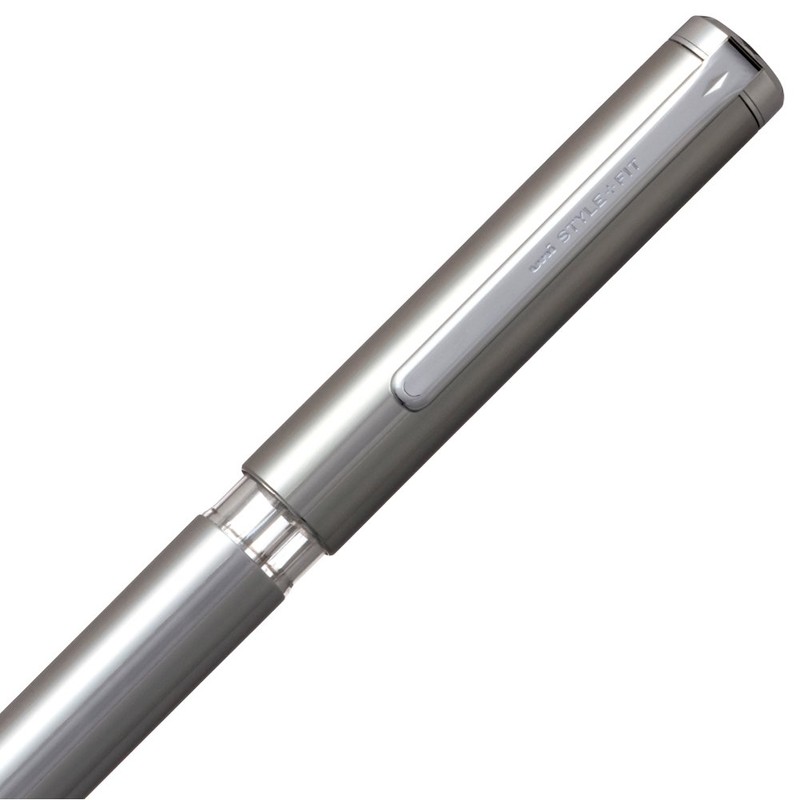 Mitsubishi Pencil Style Fit Tri-Color Holder Meister Rotatable Gun Metallic