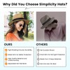 Sun Hat Womens Panama Hat Men Straw Hat Womens Wide