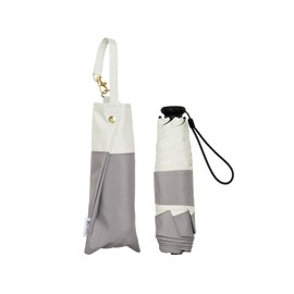 Kizawa Parasol, Foldable, Stable Shape, Easy to Fold, UV Protection, 100% Light Blocking, Foldable, Full Light Blocking, Women's, Heat Blocking, Folding Umbrella, Heat Protection, Compact, Bi-Color