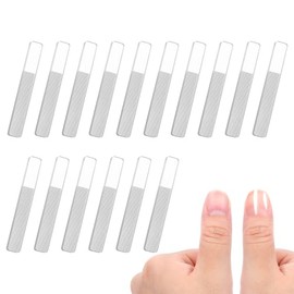 16 Pcs Nano Glass Nail Files for Natural Nails Shiner Crystal Glass File Buffer Crystal Nail File Fingernail Files for Women Adults for Shaping Polish