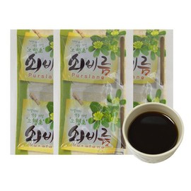 국내산 100% 법제과정 쇠비름엑기스 쇠비름액기스 쇠비름즙 쇠비름진액 100ml X 30포 Domestic 100% Processed Purslane Extract 100ml X 30 Packs