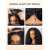 Nadula Maxreal Kinky Curly Half Wig 2x4 Lace Part Glueless