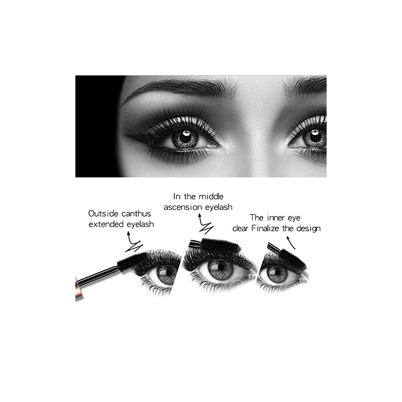 3 PCS 4D Silk Fiber Lash Mascara Waterproof Mascara Eyelash