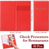 40 PCS Restaurant Check Presenters Bulk Guest Check Card Holder
