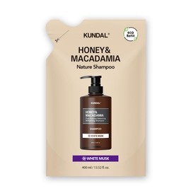 KUNDAL Nature Shampoo Refill # White Musk Honey & Macadamia Nature Shampoo Refill 13.5 fl oz (400 ml) #White Musk