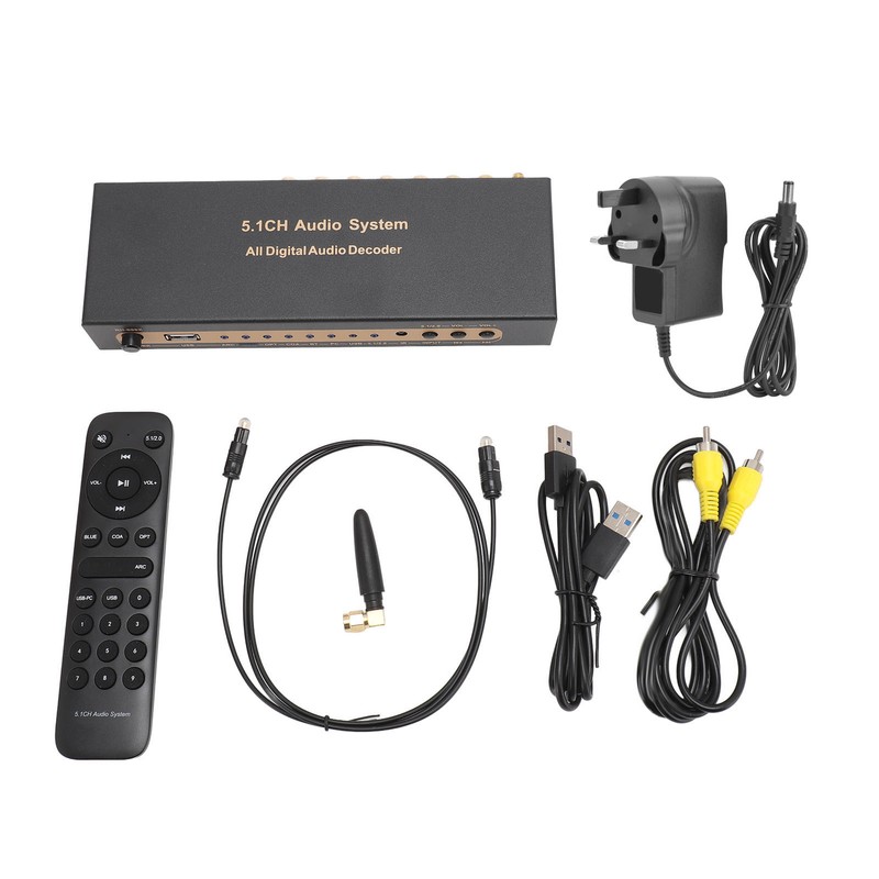 5.1 Channel Sound Decoder 192Khz/24Bit HD Multimedia Interface 4K ARC