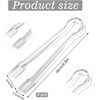 Clear Buffet Plastic Tong,Mini Plastic Buffet Serving Tong,Buffet Serving Tong