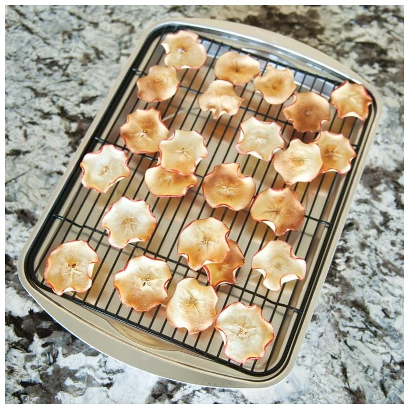 Nordic Ware Oven Crisp Baking Tray 2pc Set Includes Pan