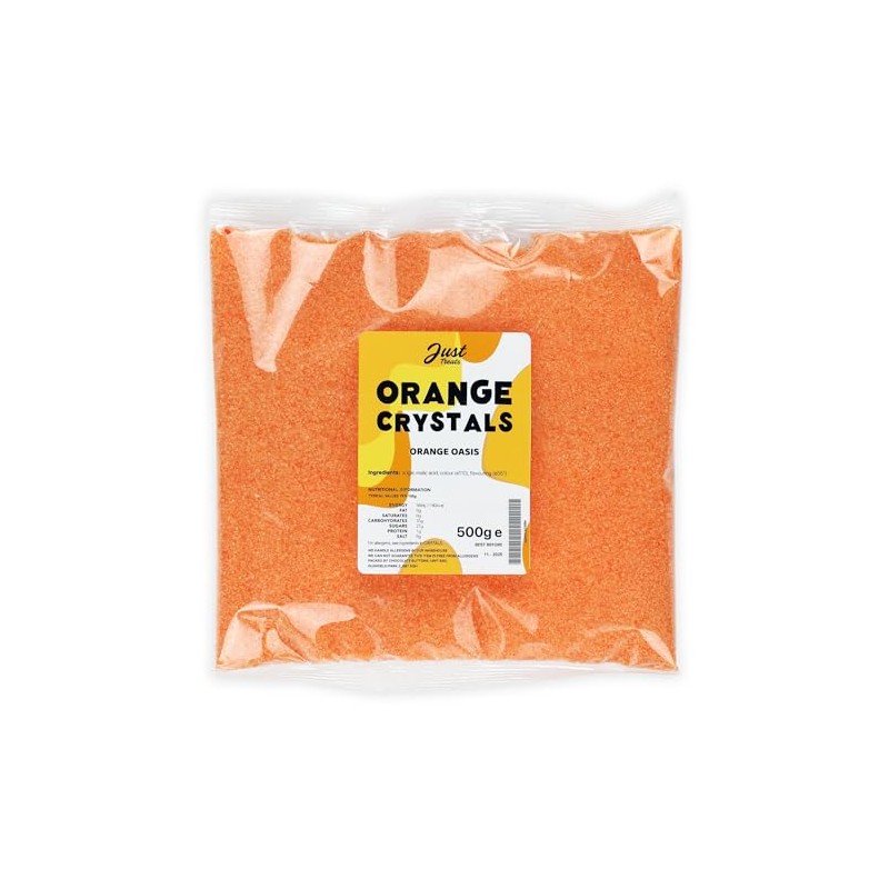 Just Treats Orange Crystals (500g Share Bag)