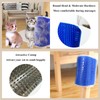 DOUBLE 2 C Hair Brush, 4 Pack Cat Wall Corner