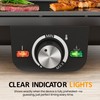 Sunvivi Electric Griddle Flat Grill: Indoor Grill with 2 Adjustable