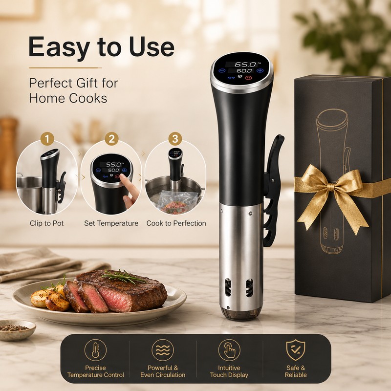 Sous Vide Cooker for Home Meal Preparation – Digital Immersion