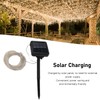 Solar Rope Light 100 LED Waterproof Weather Resistant Decorative Solar