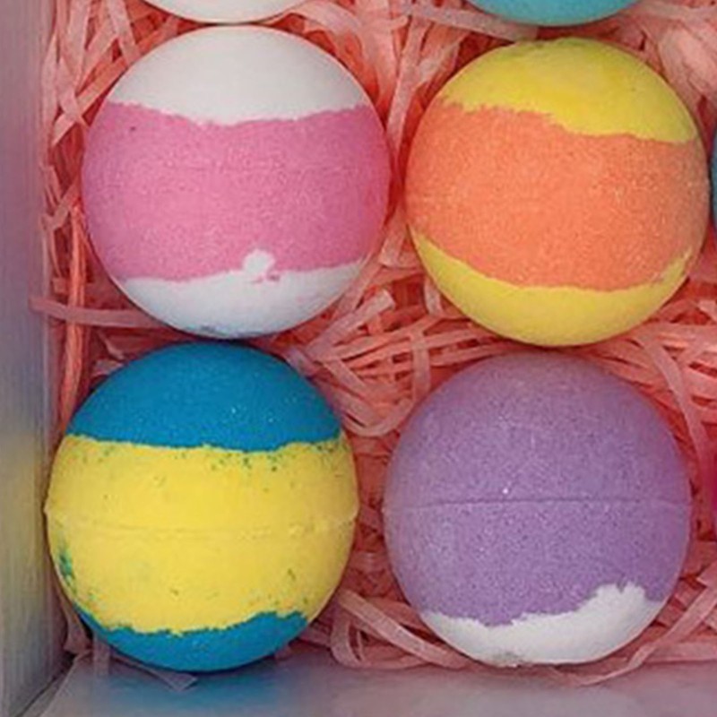 12 Pcs Bubble Bath Ball Set Moisturizing Rich Foaming Pleasant