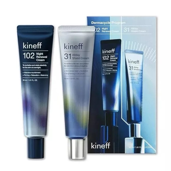 branded Kineff Dermacycle Program All-day & Night 2-Pack Cream for