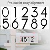 Mailbox Numbers for Outside, 3 Sets 4 inch Number Stickers,