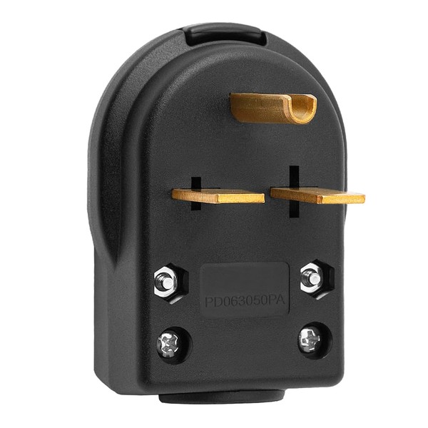 DEALTUS Nema 6-30P Welder Plug 30 Amp 250 Volt Angle,