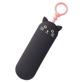 LIHIT LAB. A7785-3 Key Case, Slim, Black Cat