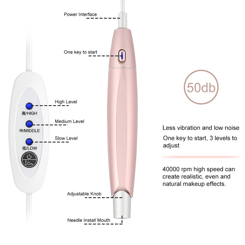 Electric Lip Eyebrow Eyeline Tattoo Pen Makeup Machine