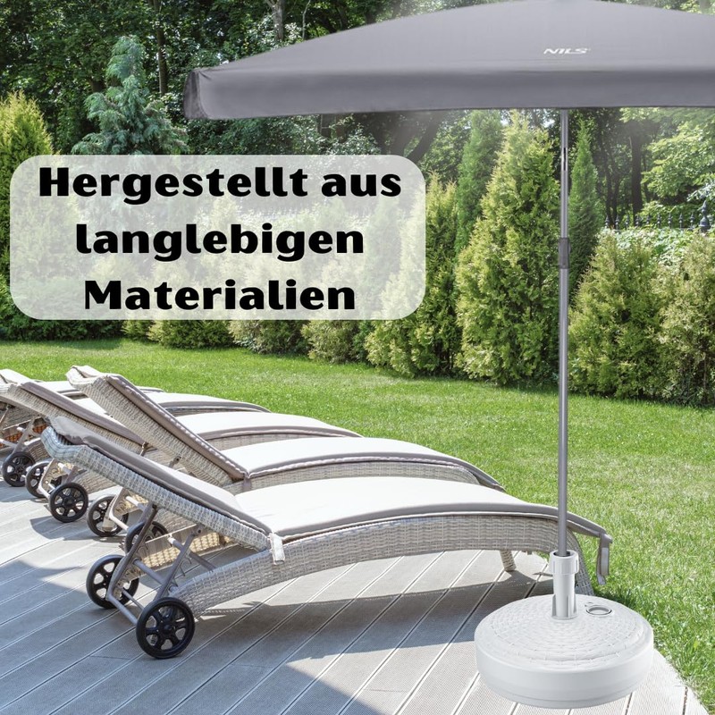 FORTENA Umbrella Stand 39 cm in 2 Colours, White