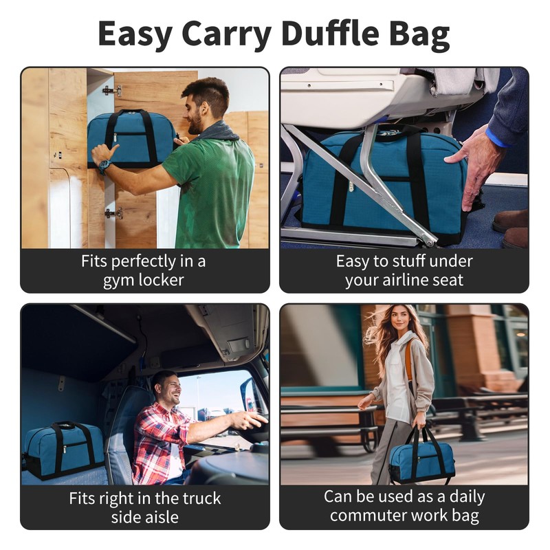 Small Duffle Bag 14 inch Carry On Mini Duffel Bag