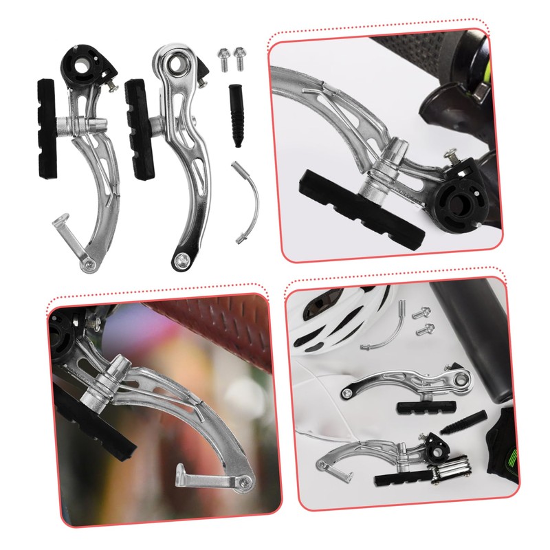 BIUDECO Mountain Bike Brake Blocks Professional Calipers Brake Pads Easy