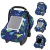Windproof Baby Car Seat Cover, 3D Mink Dot Infant Car