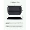 Universal Fit Premium Leather Car Seat Gap Filler Organizer, Center