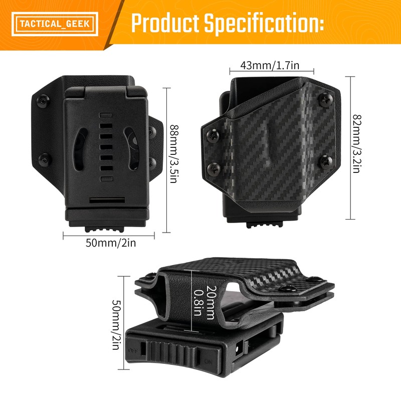 TACTICAL GEEK TGCode G4 Kydex Holster for Leatherman Multitool Sheath