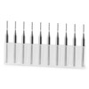 EU_HOZLY 3.175mm Carbide End Mill Engraving Bits CNC PCB Machinery