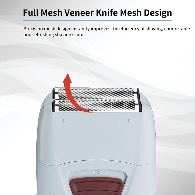 Rechargeable Men Electric Hair Clipper Trimmer Double Head Razor Reciprocating