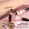 Liquid Eyebrow Brush, Beginner Brow-Fection Angled Brush & Dip, Waterproof