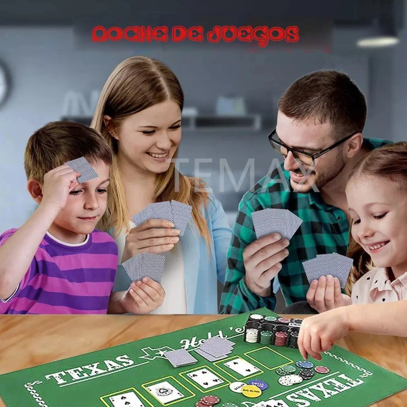 Set De Juego De Póquer Texas Holdem