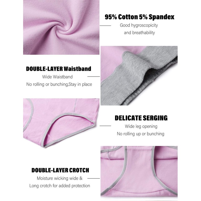 POKARLA - Ropa Interior de algodón para Mujer, de Cintura