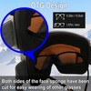 OUTDOOR SPARTA Adult Ski Goggles (9. Grey Frame, Full Lens