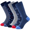 Men’s Dress Socks for Business & Daily Wear – 5-Pair