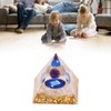 Constellation Pyramid Stone for Positive Energy Reduce Stress Chakra Resin
