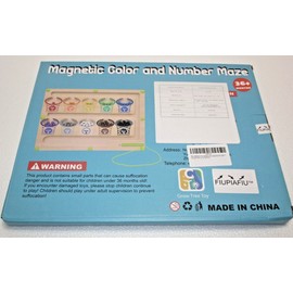 Kleros Magnetic Color and Number Maze,Montessor