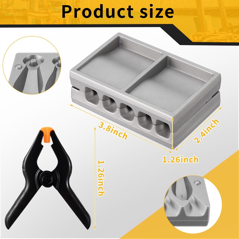 AceOrbit 3 Pack Sinker Mold 1.2. 3-Ounce with 5 Cavities